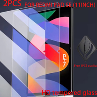 2PCS HD For Xiaomi Redmi Pad SE 11-inch 2023 Tablet Protective Film Scratch Proof Tempered Glass Screen Protector