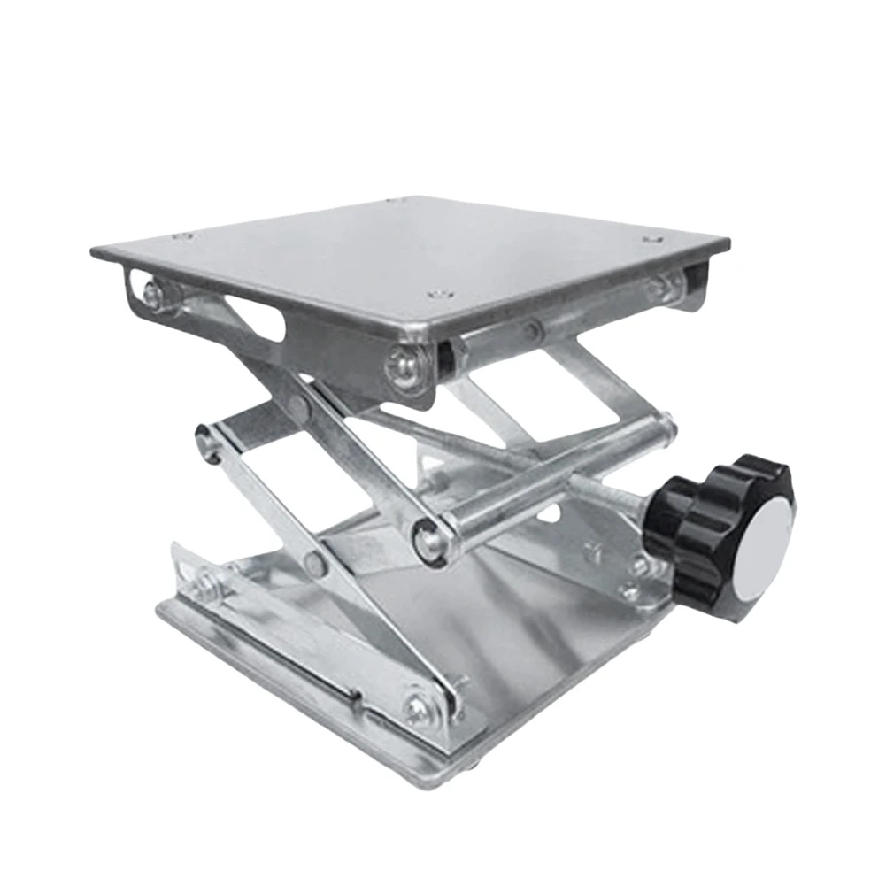 Manual Engraving Laboratory Lift Platform Corrosion Resistant Scissor Lifting Jack Platform Lab Jack Stand Table Lift for School