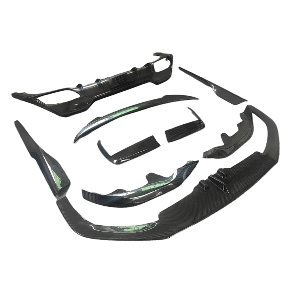 

RELI5 Used for BMW 8 Series G15 G16 M850i Carbon Fiber AC Style Front Bumper Splitter Side Skirts Spoiler Rear Diffuser Body Kit