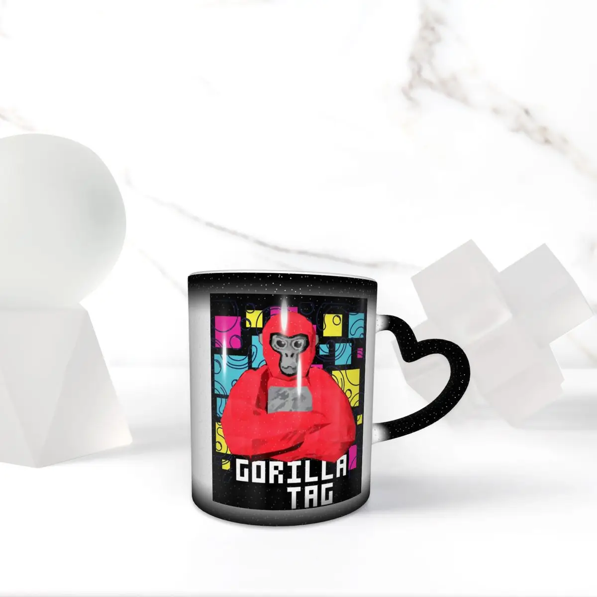Gorilla Tag Cools Red Mug Funny Ceramic Coffee Cups Tea Mugs Milk Cup Drinkware Gifts for Friends