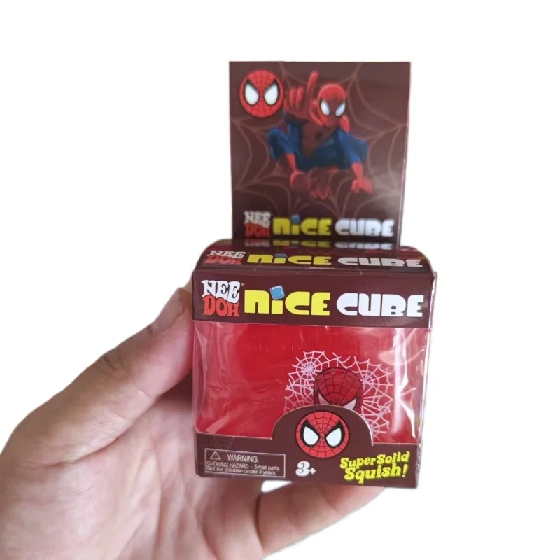 NeeDoh Spider Cube Maltose Squishy Eiswürfel Fidget-Spielzeug Langsam Rückfederndes Stressabbau-Quetsch-Gadget