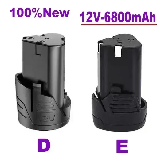 100%.New.Universal 12V 6800mAh Rechargeable Li-ion Lithium Battery For Power Tools Electric drill Electric Screwdriver Battery