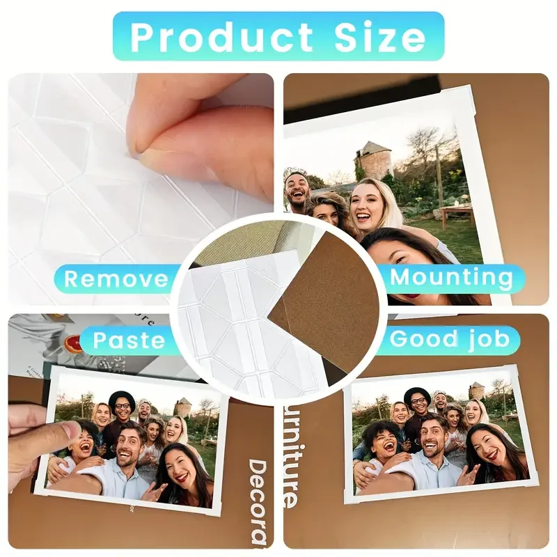 12sheets DIY Photo Corner Scrapbook Paper Album Handmade Home Photo Frame Stickers Handbook Album Photo Corner Scrapbook Paper