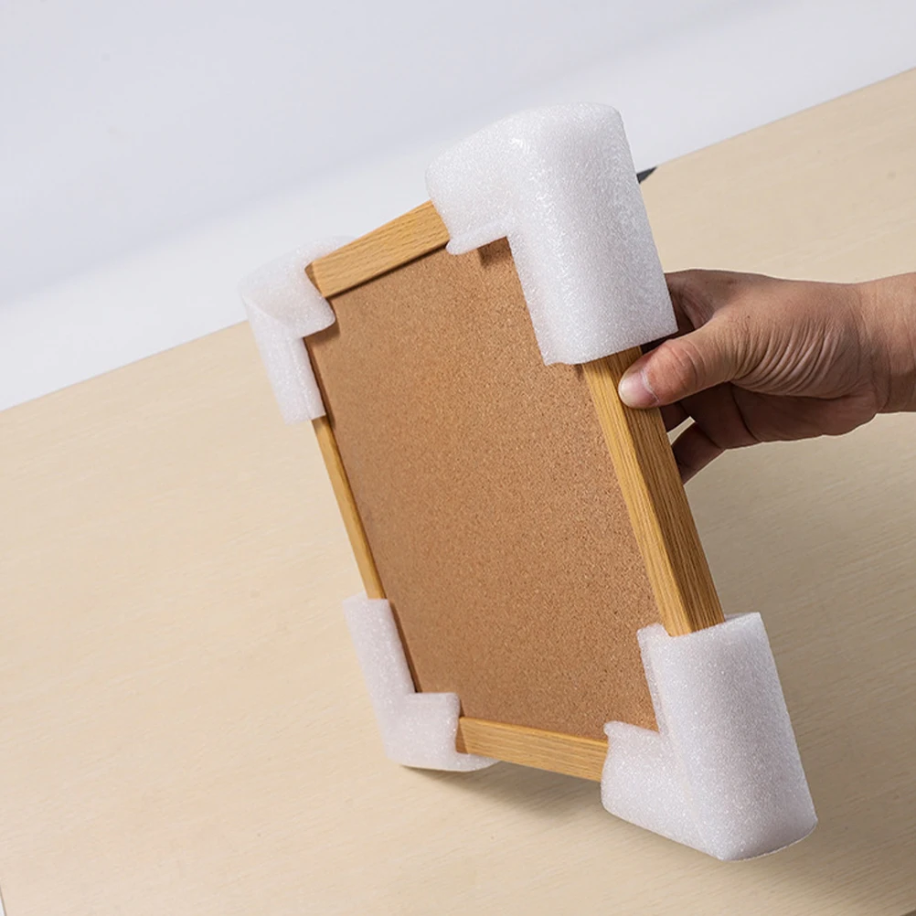 

50pcs Corner Protectors Pearl Cotton Wall Edge Furniture Packaging Frame Guard Foam Edge Protector For Shipping Moving Artwork