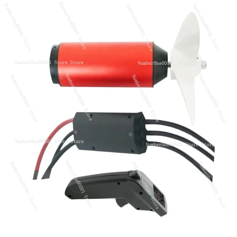 Fully Waterproof Electric Thruster Motor for Surfboard Underwater ROV USV Drone Boat Foil Swimming Pool
