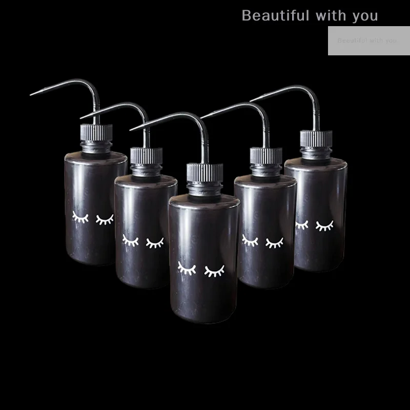 

New250ml Water Squirt Bottle Safety Rinse Bottle Watering Tools Plastic Squeeze Washing Bottle For Eyelash Extension Tattoo