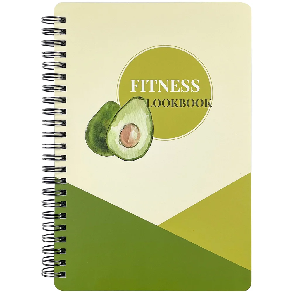 

Food and Fitness Journal Household Notepad Notebook Planner for Men Portable Journey