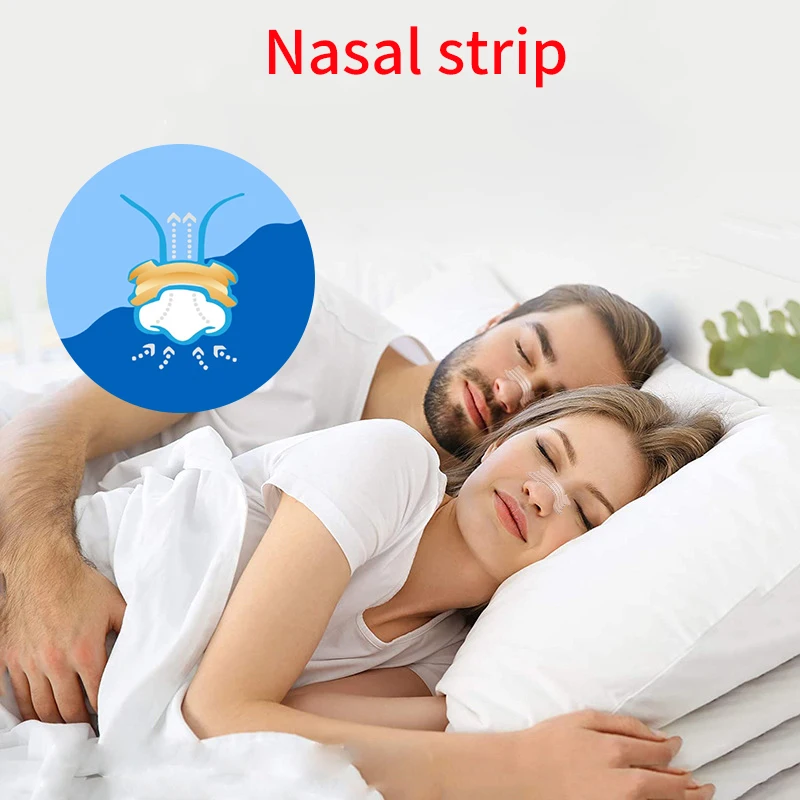 5Pcs Nasal Strip Anti-Snoring Improve Sleep Ventilation Nose Sticker Breathe Right Tool Health Care Patch Sleep Aid Adult Child