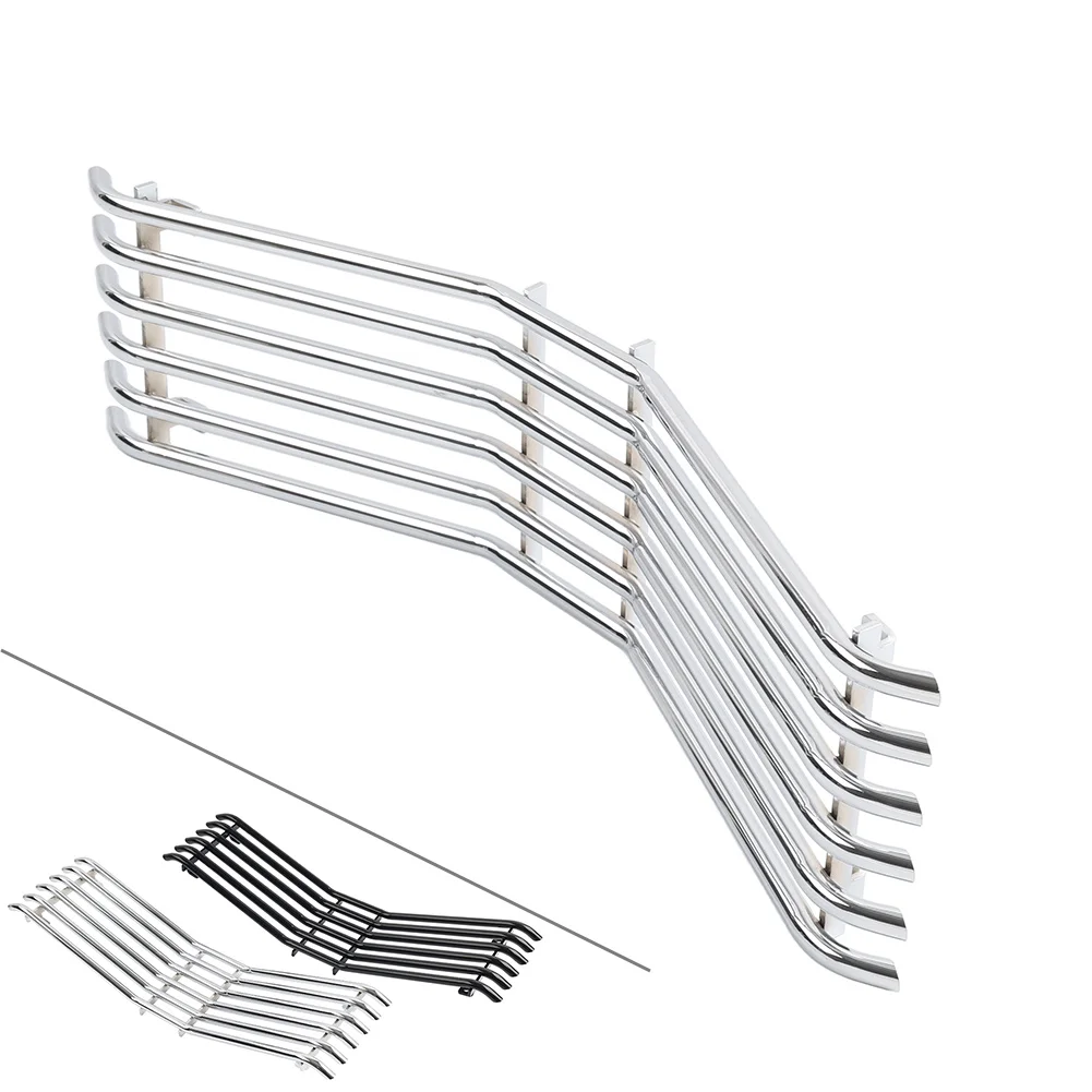 Motorbike Front Radiator Grille Cover For Honda GL1500 Goldwing Models GL1500I/A Aspencade 1988-2000 Chrome/Glossy Black
