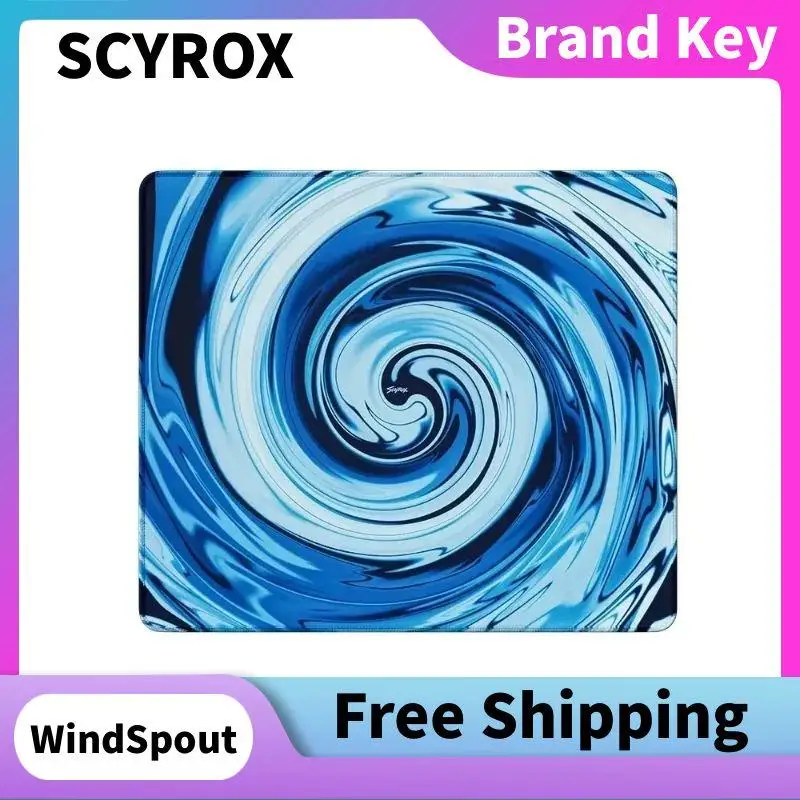

Коврик для мыши Scyrox Tornado, нейтральный Equilibrium, коврики для мыши, пенопластовая влагостойкая ткань, мягкие аксессуары для геймеров FPS CS