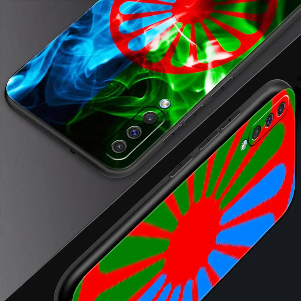 Gypsy Romani Roma Flag Case For Samsung Galaxy A52 A12 A50 A72 A20e A30 A02s A22 A32 5G A20s A70 A10s A40 A10 A04s Phone Cover