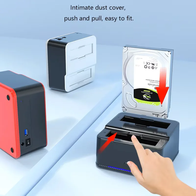 New Hard Drive Docking Station USB 3.0 To SATA HDD Docking Station for 2.5/3.5 Inch SATA HDD Enclosure and SSD Hard Drive Dock