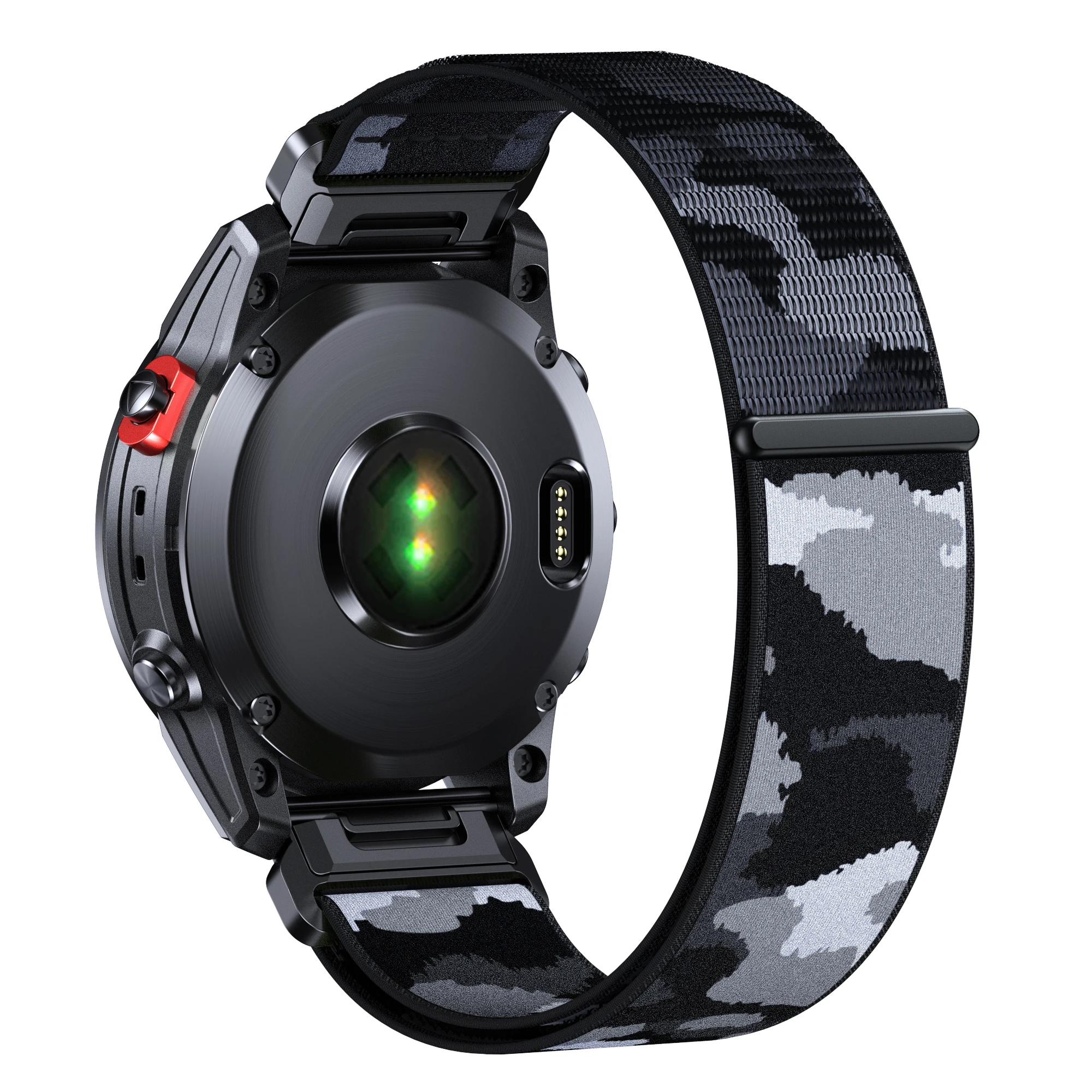 22 26mm Nylon Easy Fit Camo Strap Wristband For Garmin Fenix5/5XPlus/6/6XPro/7X/Instinct Replaceable Fashion Watch Band Bracelet