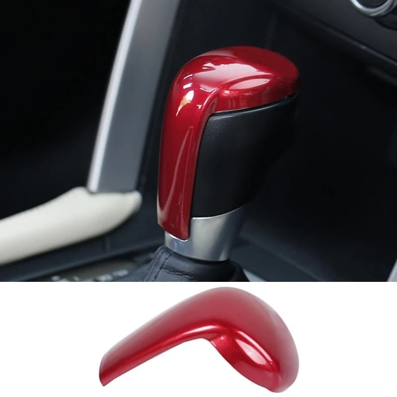  For CX5 CX8 CX9 Auto Frame Cover Gear Head Shift Knob Handle Cover Trim Sticker