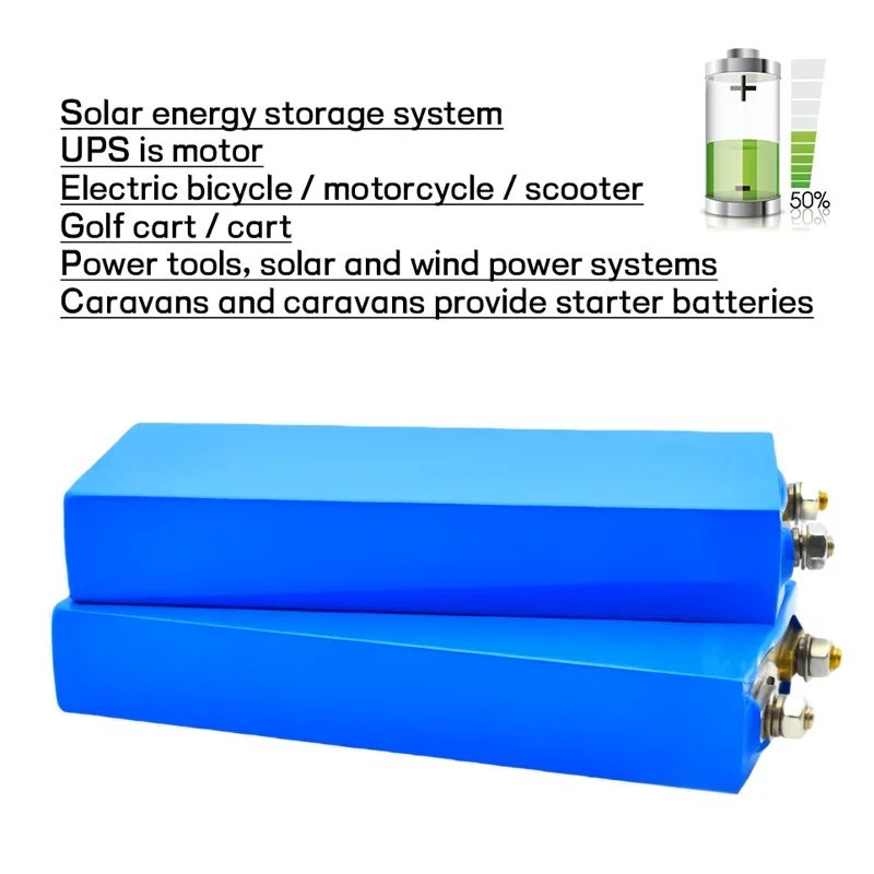 LiFePO4 3.2V 25Ah Battery Cell Lithium Iron Phosphate Deep Cycles for DIY 12V 24V 36V 48V Solar Energy Outdoors Power, EV Boats