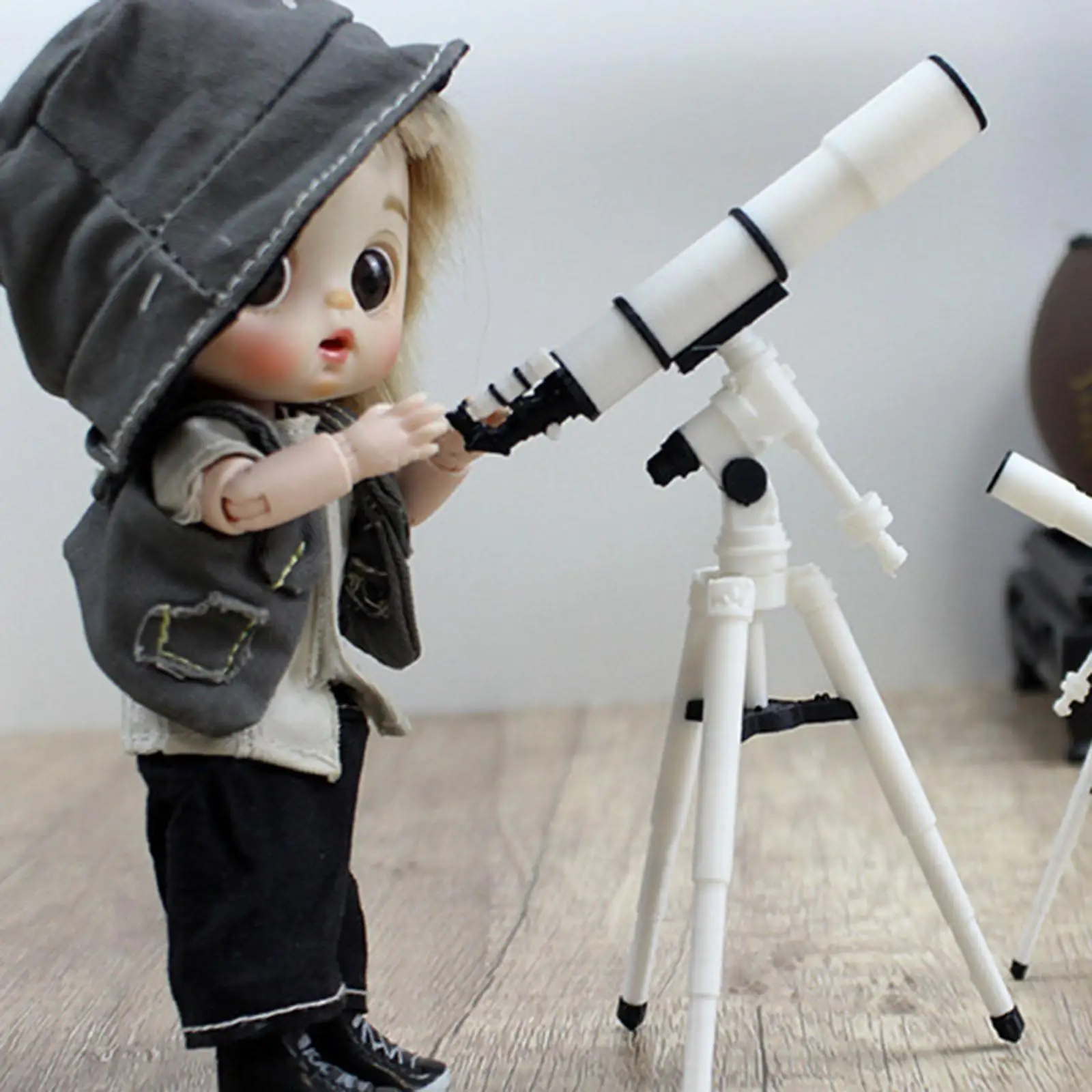 Dollhouse Telescope Dollhouse Decoration Children Toys Lightweight Desktop