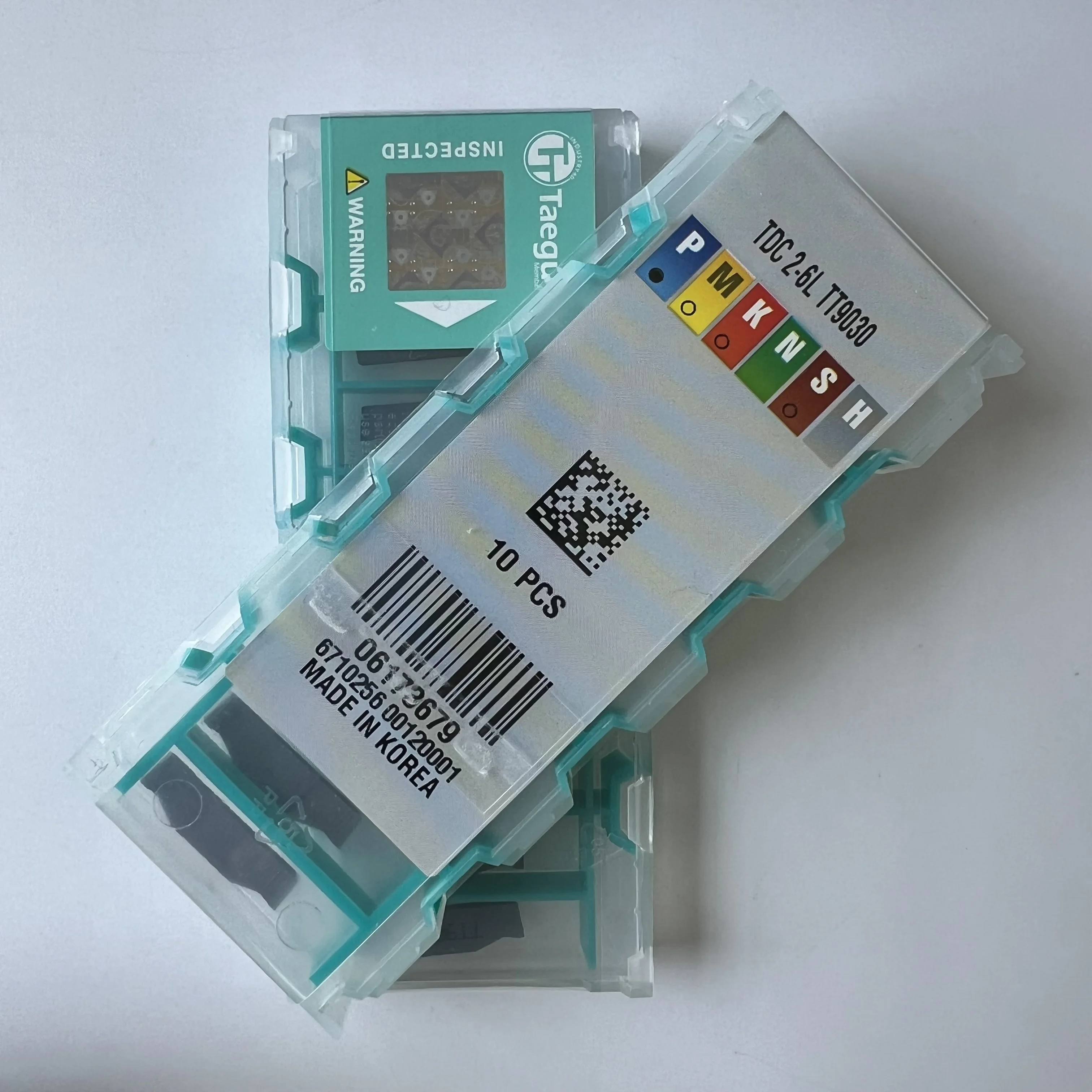 TDC2-6L TT9030 / Hoja de carburo original 10 piezas