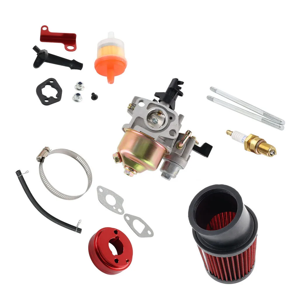 

Carburetor Air Filter Adapter Red For Predator GX160 CT200U 212cc 196cc Go Kart