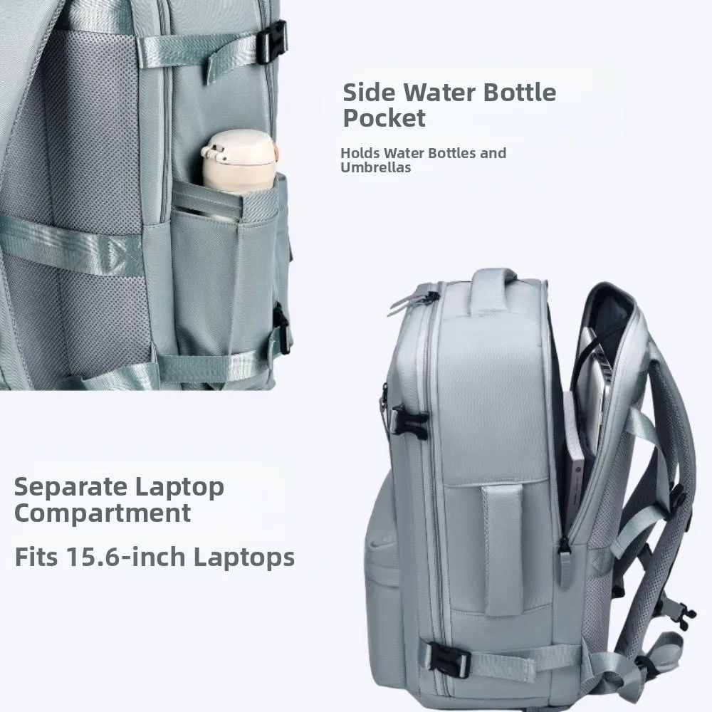 Dry and Wet Separation Travel Luggage Backpack Anti-Theft Oxford Nylon Laptop Bag Multiple Pockets Waterproof