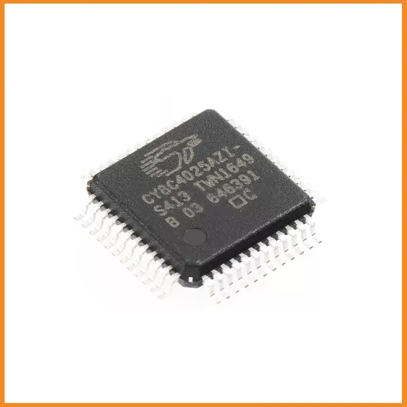 5Pcs/Lot New Original  CY8C4025AZI-S413  CY8C4025AZI  Microcontroller IC 32-Bit Single-Core 24MHz 32KB (32K x 8) FLASH 48-TQFP (
