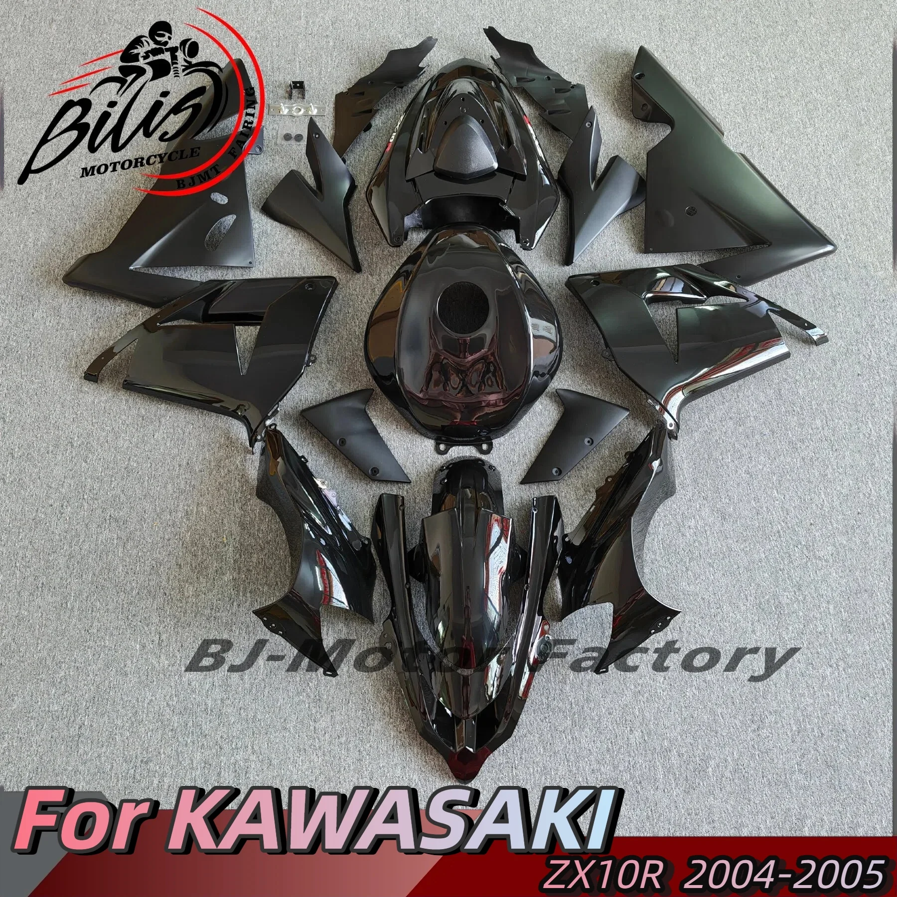 

New ABS Whole Motorcycle Full Fairing Kit Fit For KAWASAKI ZX-10R ZX10R zx 10r 2004 2005 Bodywork Set