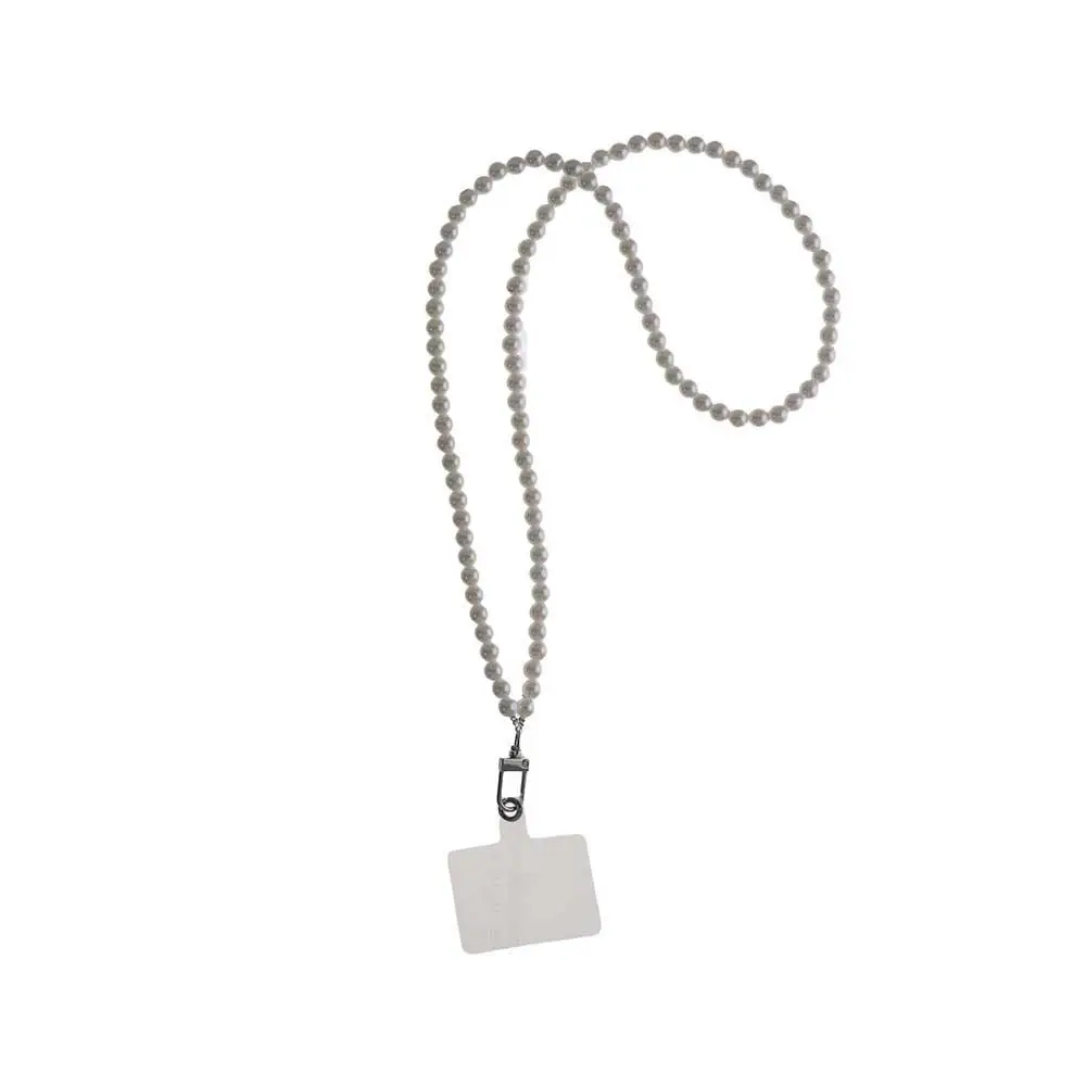 

Жемчужный браслет-цепочка на запястье, подвеска, жемчужный ремешок для телефона, цепочка через плечо для телефона, длинный жемчужный шнурок для мобильного телефона