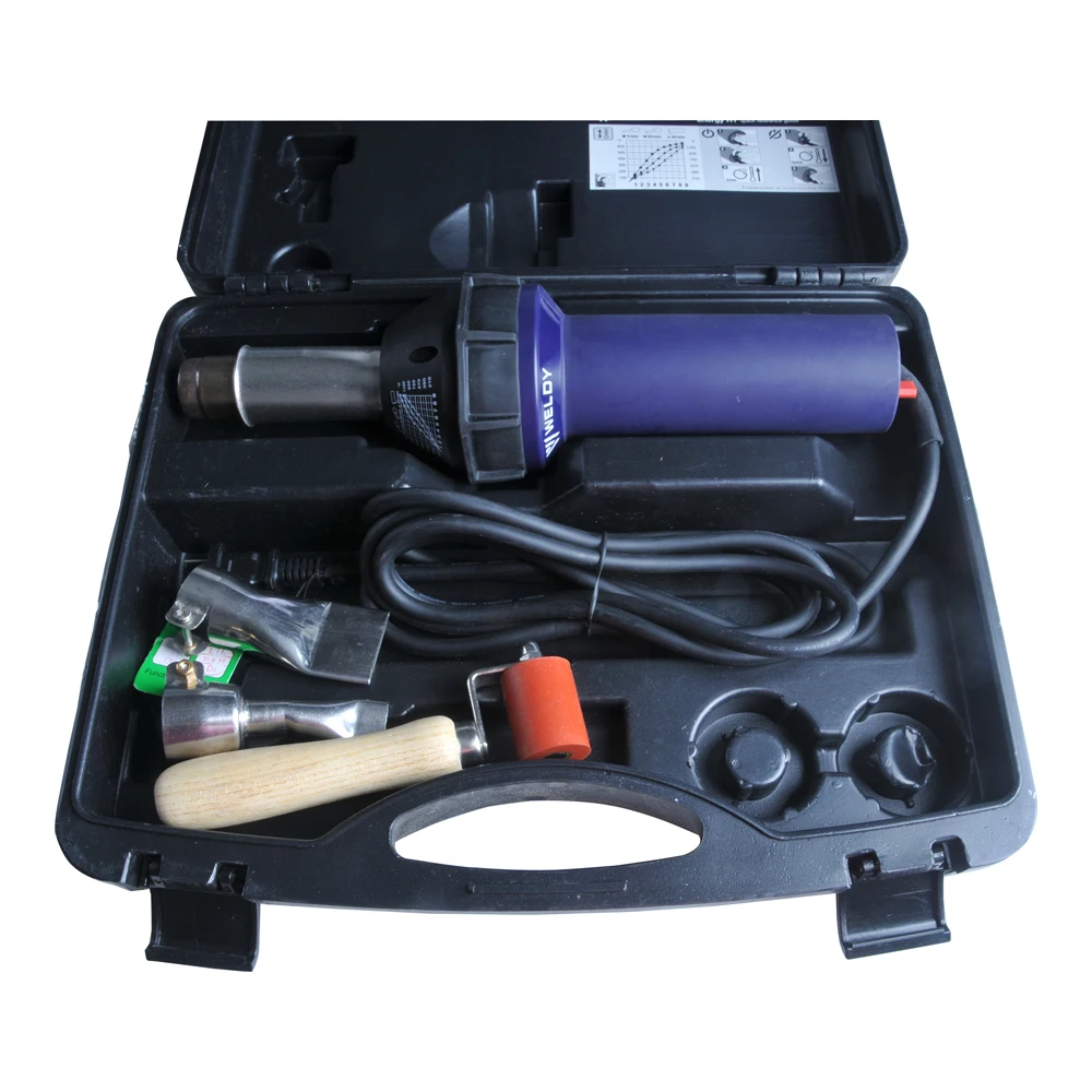 US Stock 1600W 110V Hot Blast Torch Overlap Welding Gun Welder Pistol Tool Kit