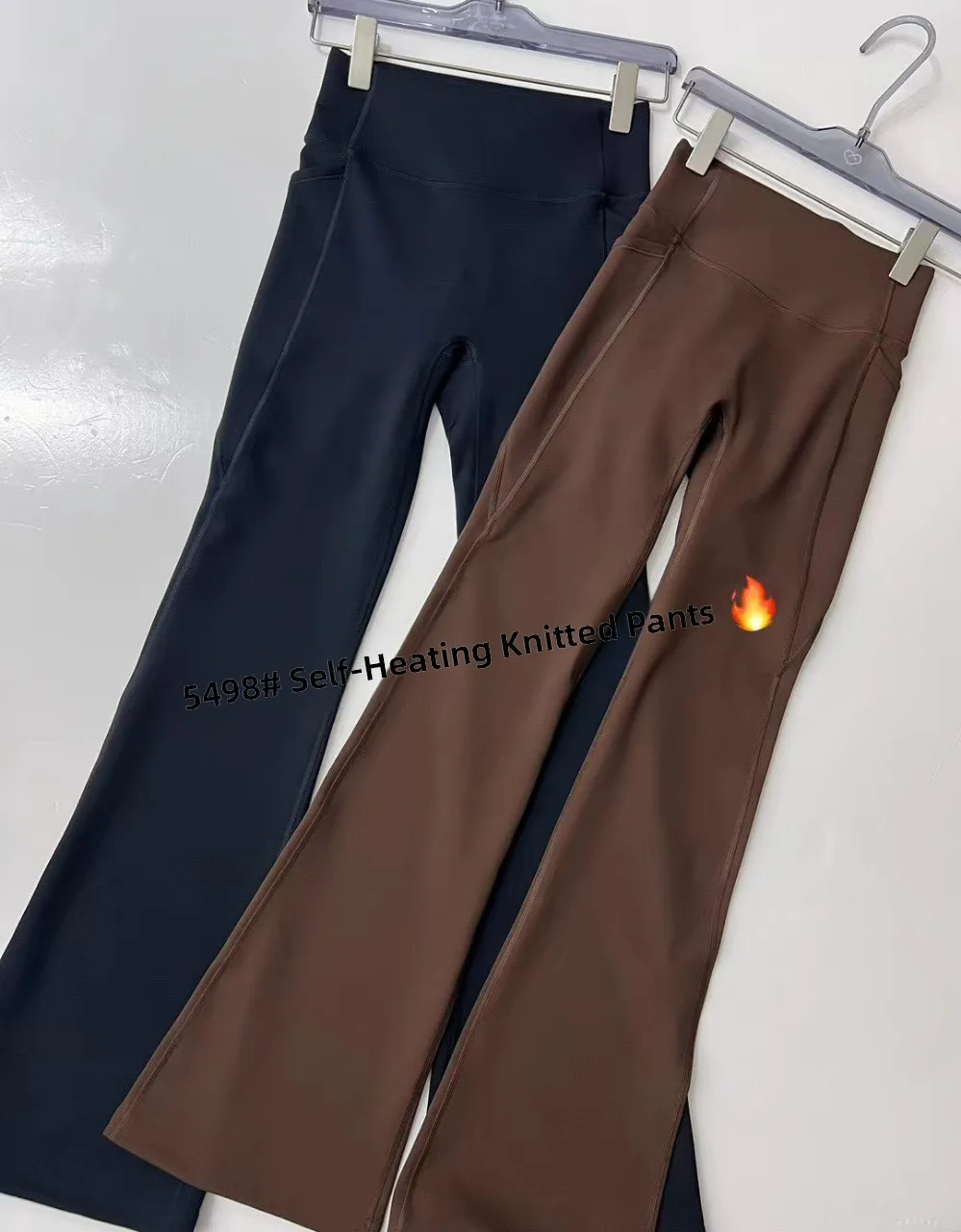 

High Waist Yoga Pants Slimming Effect Camere Protein Tead Sculpting Micro Flared Long Leggings No Roll High Elastici