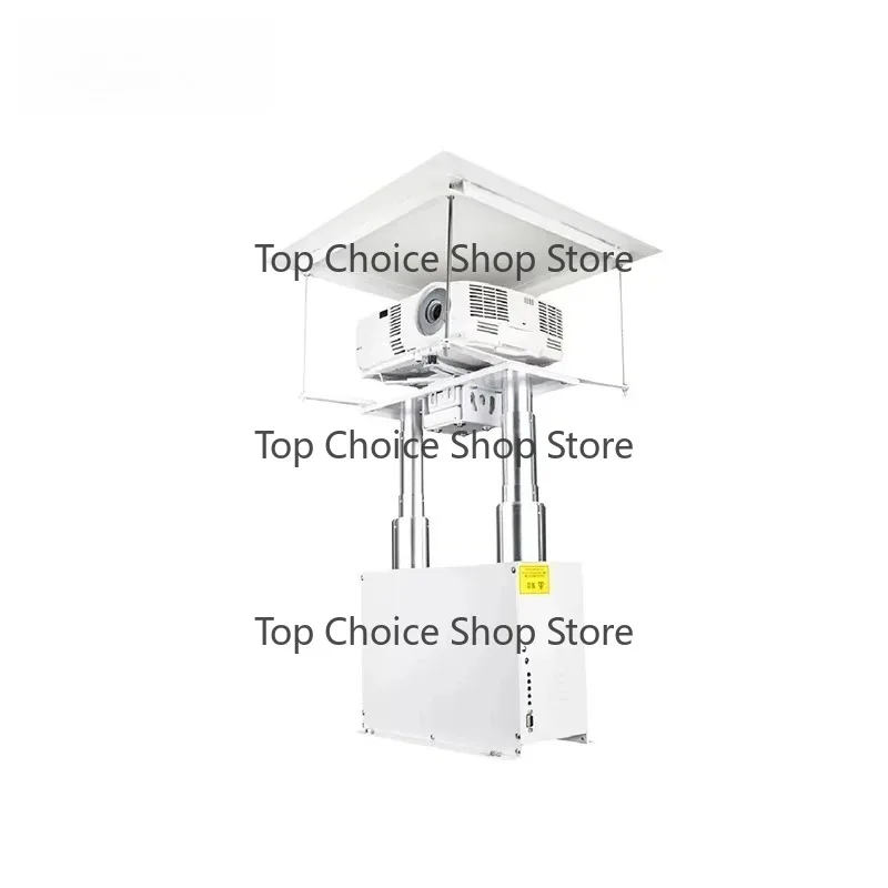 Electric Motorised Ceiling Tv Mount with Remote Lift Projector Bracket Lift Scissors With Remote Controller