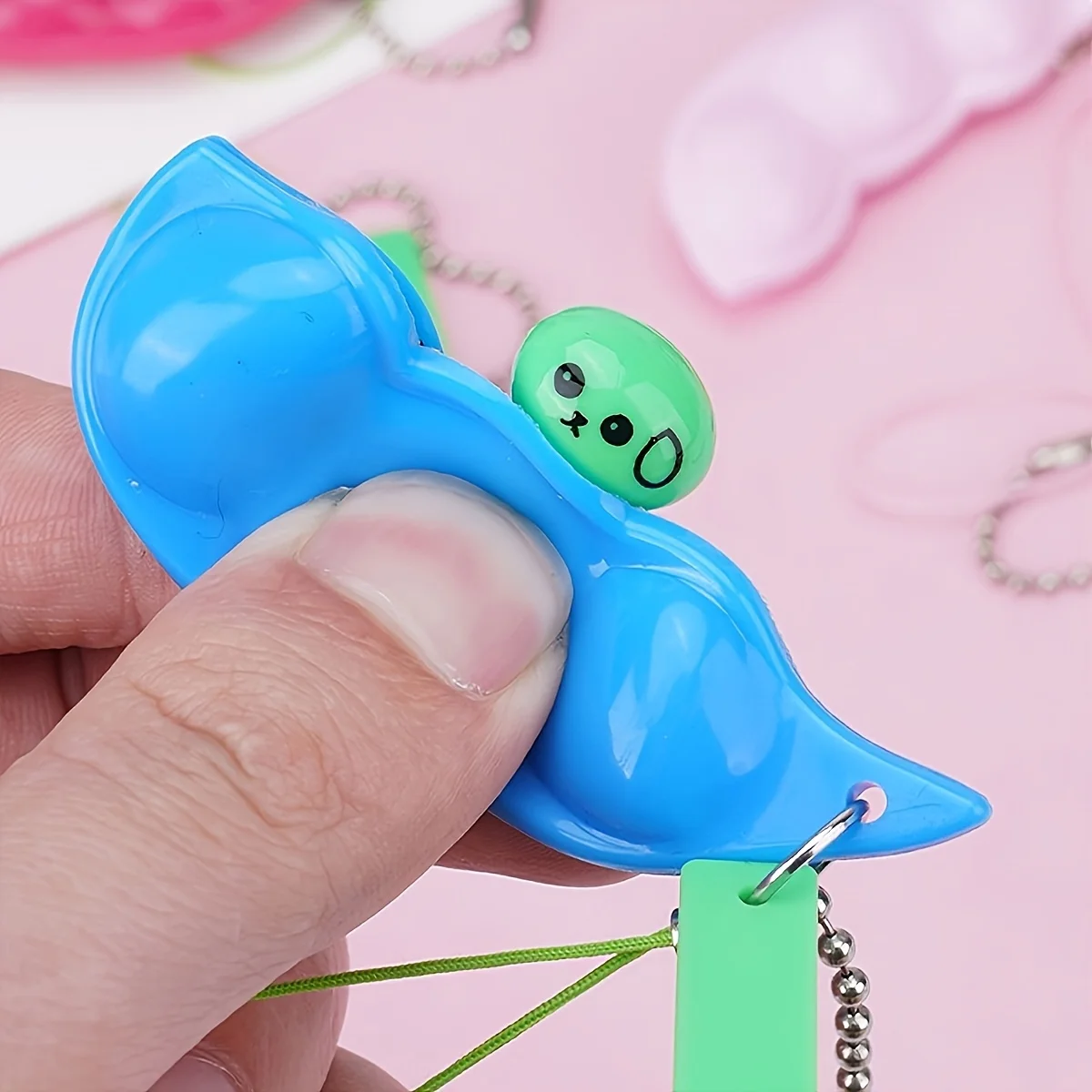 Infinite Squeezing Peas Stress Relief Beans Squishy Fun Squishy Play ADHD Anxiety Reduction Pressure Relief Peanuts Catharsis