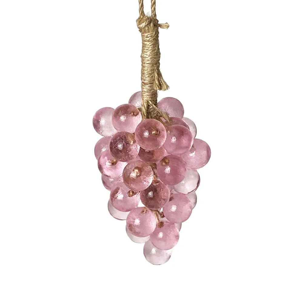 

Creative Crystal Transparent Handcrafted Grape Soap Rich Foam Simulated Cleansing Soap Can Be Cut Hanging Plant Soap for Shower