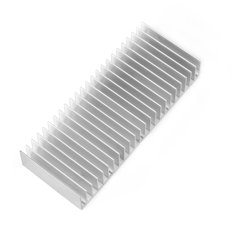 1PcAluminum Heatsink Radiator Extruded Profile Heat Sink for Electronic Chipset Drop Shipping