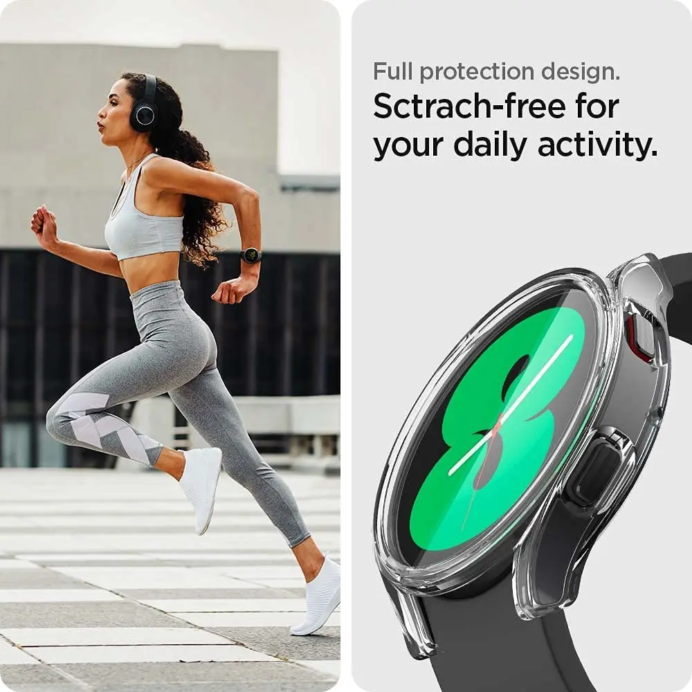 Screen Protection Case for Samsung Galaxy Watch7 6 5 4 40mm 44mm Protector Cover Coverage Silicone TPU Bumper Full Accessories