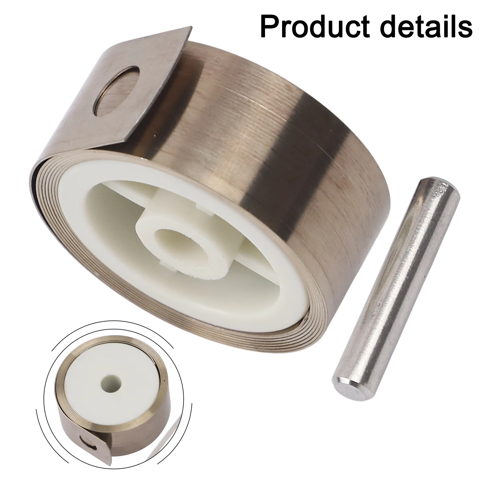 Per NT 878-421 Set di molle a nastro Sostituzione molla Argento come immagine Costruzione robusta manuale per una durata