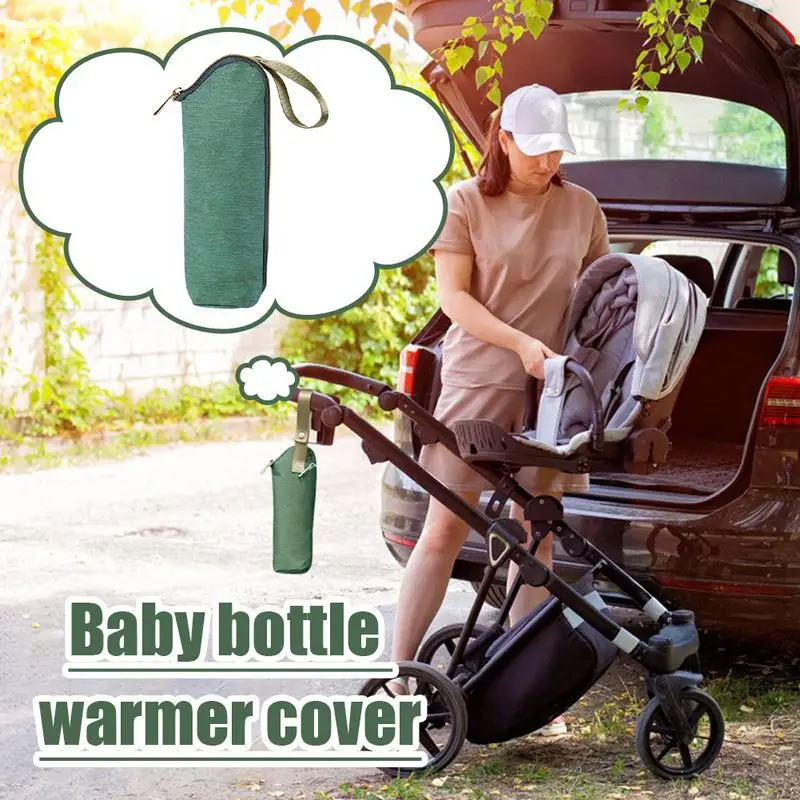 Insulated Milk Bottle Carrier Insulated Breastmilk Cooler Bag Portable Thicken Travel Carrier Holder Nursery Bottles Insulator