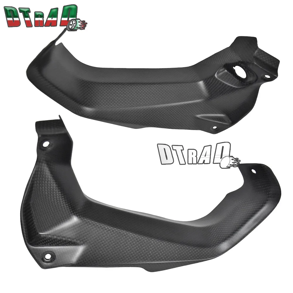 For DUCATI Multistrada V4 V4S Pikes Peak / Rally / RS 2021 - 2024 Carbon Fiber Inner Panels Motorcycle Fairing Kits Plain Matte