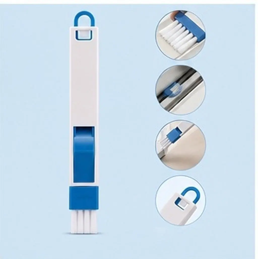 Window Track Cleaning Brush Small Dustpan Deep Keyboard Cracks Door Tracks Baseboards Corners Hard Reach Areas
