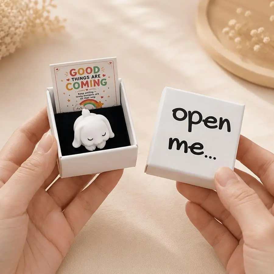 1/5/10/20/50/100pcs Sweet 2D Flat Otter Keychain Decor Charm, Matched Pocket Hug Encouragement Card, Animal‑Theme Key Ring Acces