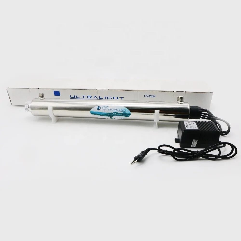 1.5T/H UV sterilizer 25w bacteria killing in drinking water machine