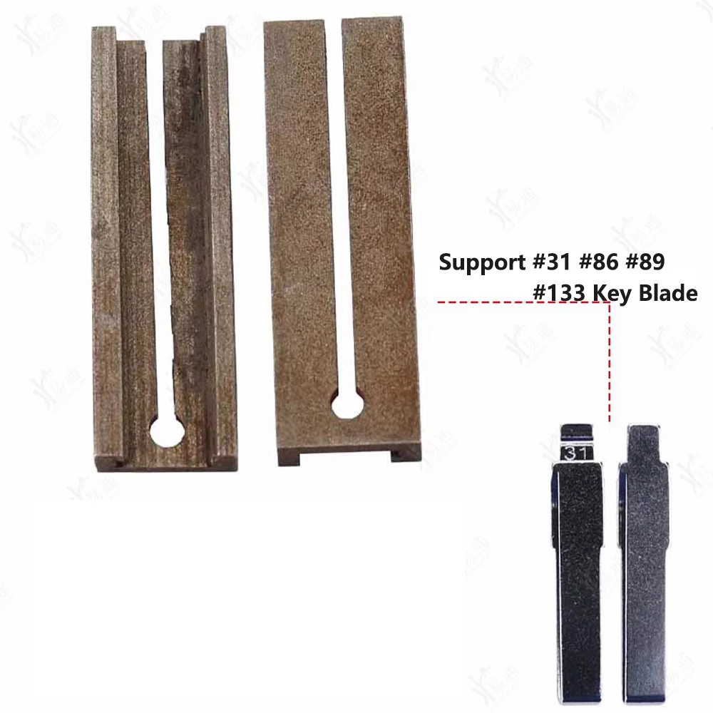 2PCS/LOT HU66 Duplicating Fixture Clamp For VW Volkswagen Key Blank Key Cutting Machine Accessories Key Cutter Machine Part