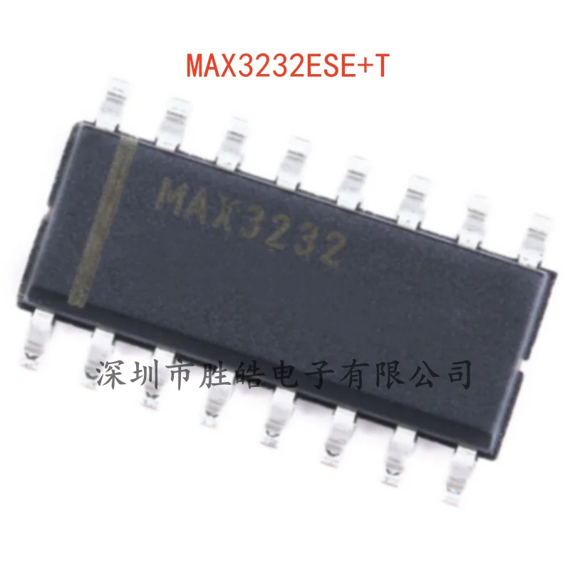 

(5PCS) NEW MAX3232ESE+T RS232 Transceiver CHIP SOIC-16 MAX3232ESE Integrated Circuit