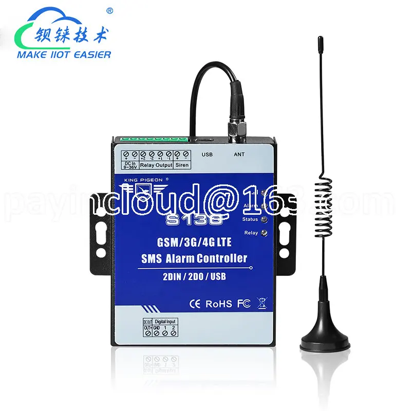 

Intelligent 4G SMS Alarm High and Low Water Level Controller Automatic RTU Remote Control Pump Start Stop