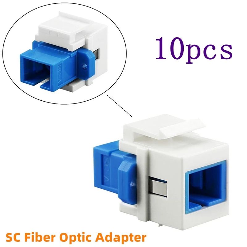 Adaptor Modul Serat Optik Keystone Jack SC SC F/F Keystone Module Coupler Untuk Kotak Pemasangan Terminal Panel Dinding