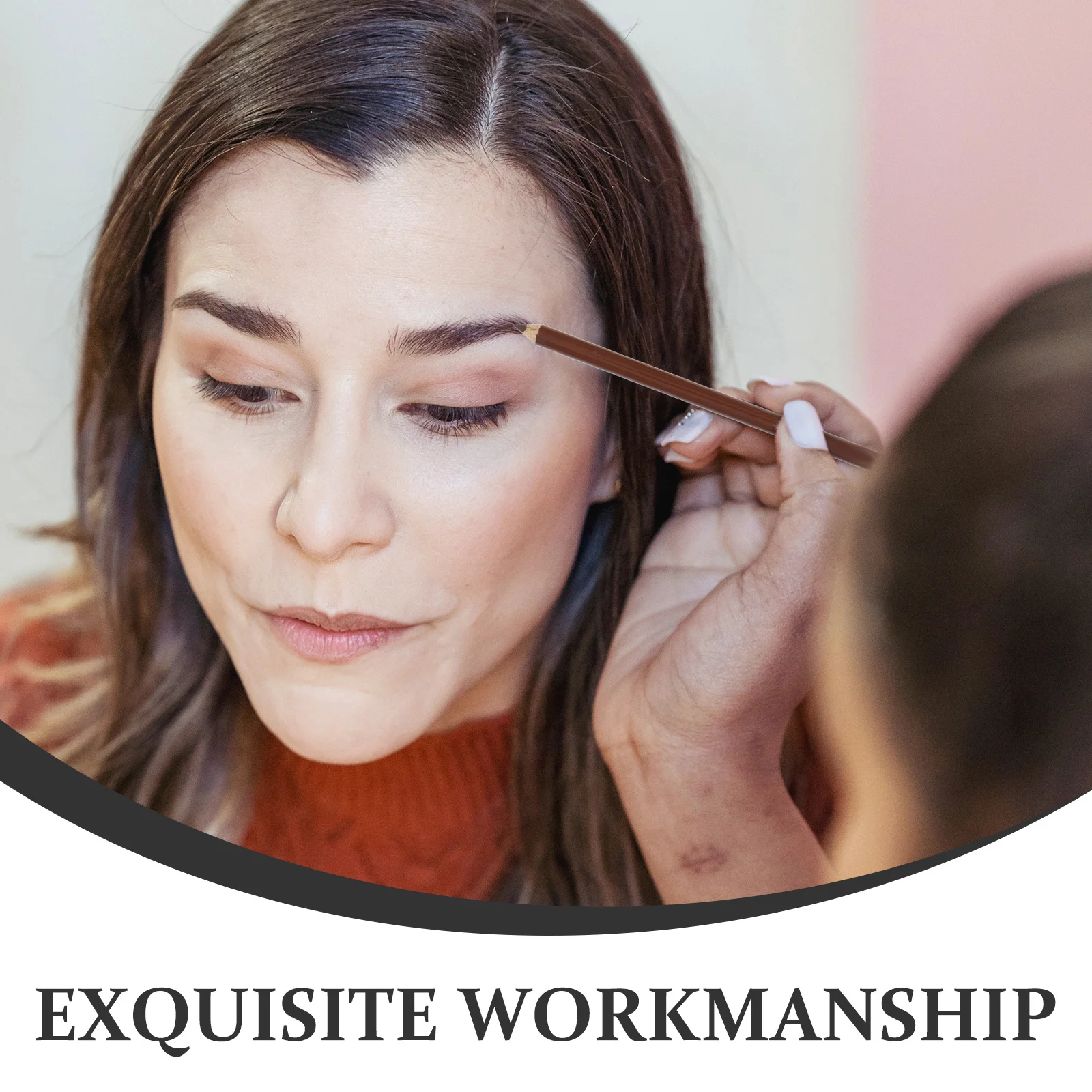 Crayon à sourcils étanche, Portable, double usage, Eyeliner, avec taille-crayon, outil de maquillage, 12 pièces