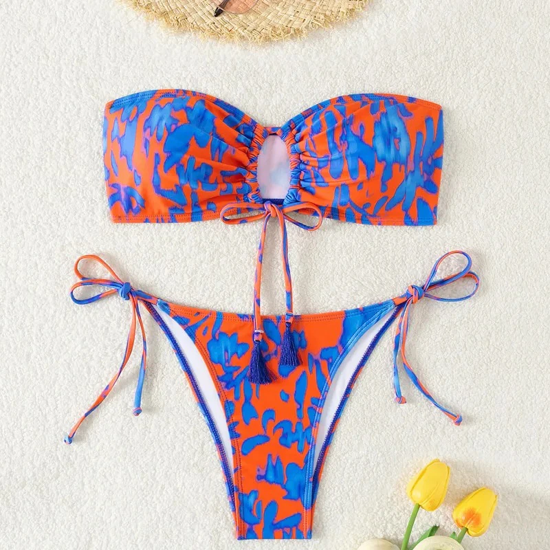 

Лето 2026, сексуальные купальники-бикини, женские купальники с эффектом пуш-ап, женские пляжные купальники, купальные костюмы, бразильский комплект бикини, купальщица в бассейне