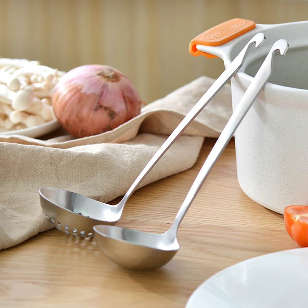 

1Pc Durable 304 Stainless Steel Soup Spoon Deep Hot Pot Ladle Eco-Friendly Kitchen Tool