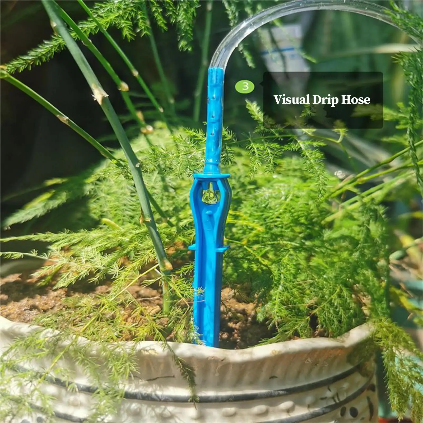 

Water Bags For Trees 5.2L Indoor Drip Irrigation Bag Adjustable Hangable For Workplace Flowerbed Garden Raised Bed Greenhouse