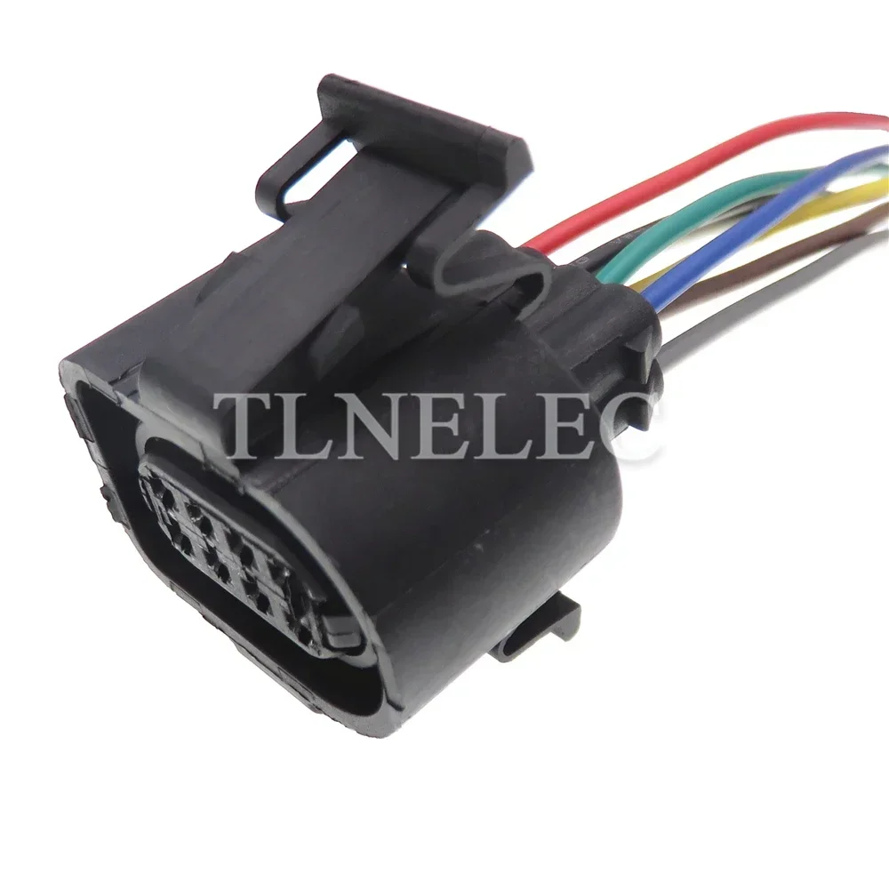 8 Pin Way Auto Mechanical Throttle Sealed Connector with Wires Car Wire Harness Sockets For VW Audi 3A0973714