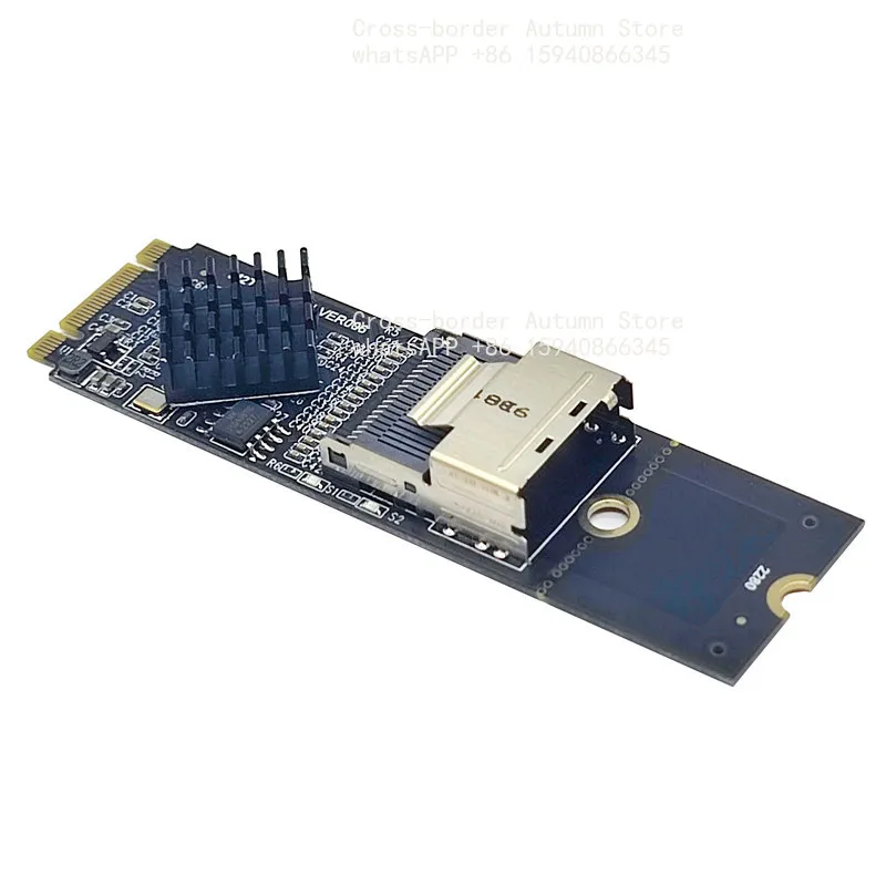 M.2 Adapter Convert to Interface 4 Ports Hard Drive Expansion Card