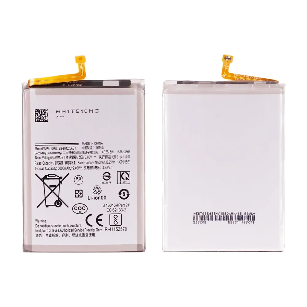 Genuine Battery EB-BM526ABY For Samsung Galaxy M56 M52 5G M23 F23 5G M53 5G A73 A23 EB-BM526ABS M33 5G Batteria+Tools